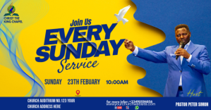 CHURCH FLYER Facebook-evenementomslag template