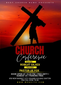 Church Flyer A6 template