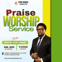CHURCH FLYER Instagram Post template