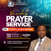 CHURCH FLYER Pos Instagram template