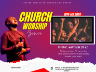 church flyer Presentation template