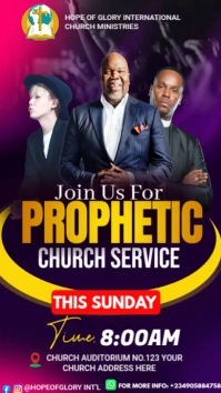 CHURCH FLYER Instagram Story template