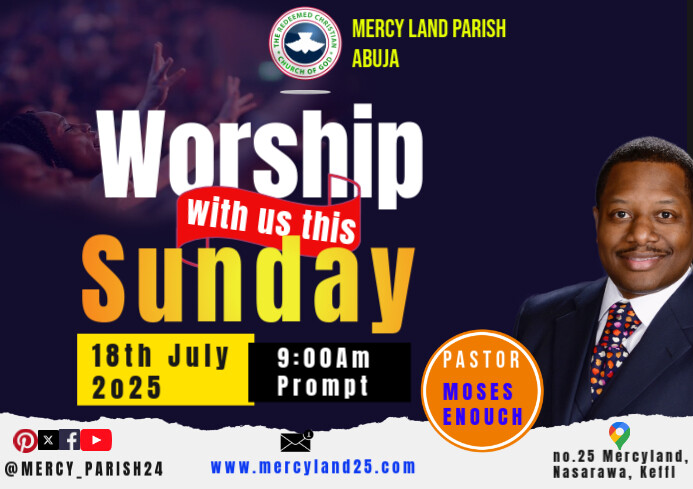 CHURCH FLYER A2 template