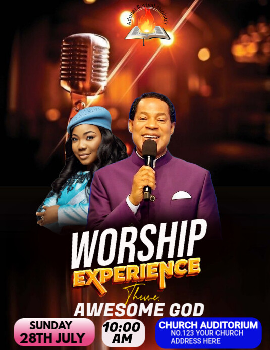 CHURCH FLYER Pamflet (VSA Brief) template