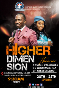 CHURCH FLYER Poster template