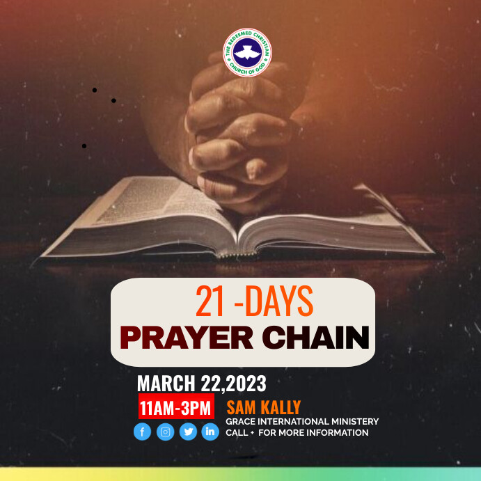 CHURCH FLYER/SUNDAY SERVICE (19) Instagram Post template