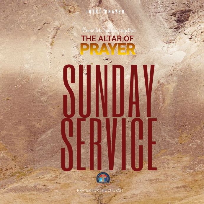 Modèle CHURCH FLYER/SUNDAY SERVICE | PosterMyWall