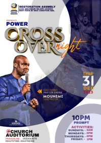 Church flyer temperate A4 template