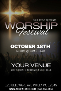 customizable design templates for church service postermywall bring your neighbor to church in international christian church flyers
