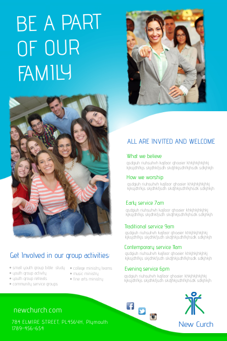 church flyer template postermywall flyer for fine artist services
