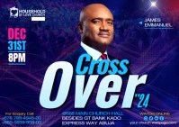 Church flyer template Postcard