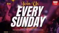 Church flyer template Twitter Post
