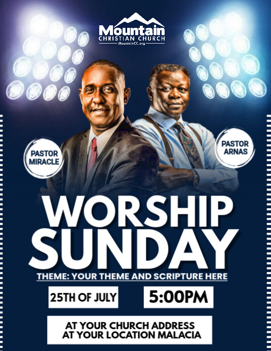 CHURCH FLYER TEMPLATE Pamflet (VSA Brief)