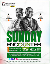 Church flyer template Poster/Wallboard