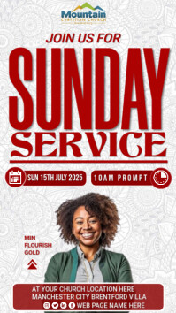 CHURCH FLYER TEMPLATE Instagram Story