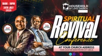 Church flyer template Twitch Overlay