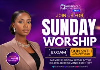 Church flyer template A1