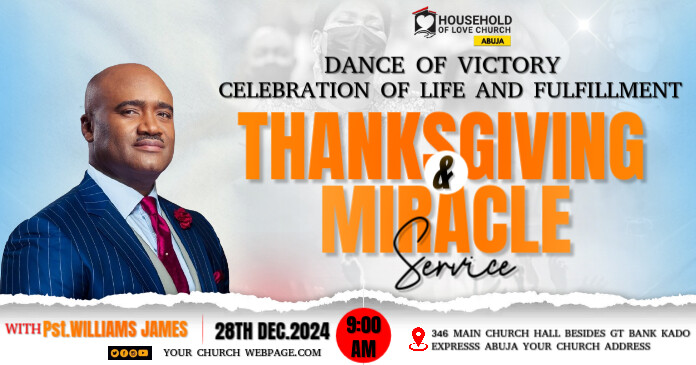 Church flyer template Facebook Shared Image