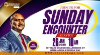 Church flyer template Presentation (16:9)