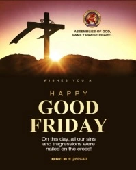 Church Flyer Template Instagram Portrait