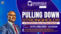 Church flyer template Display digitale (16:9)
