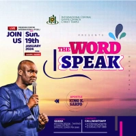 Church flyer template Instagram Post