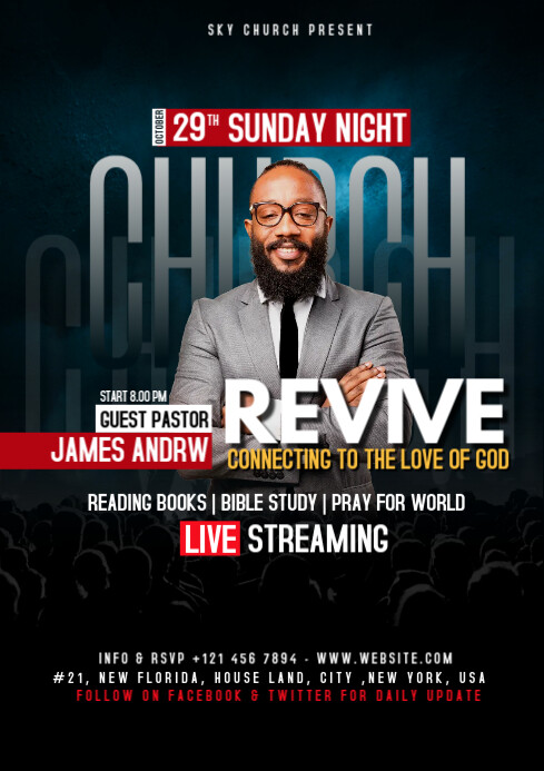 Church Flyer Template A2