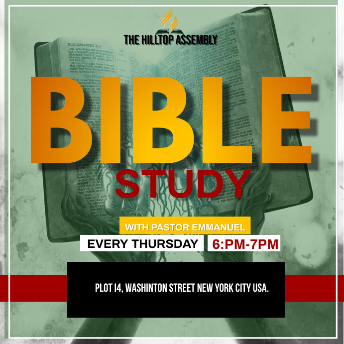 church flyer template Instagram Post