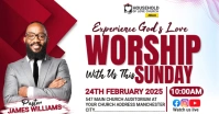 Church flyer template Facebook Shared Image