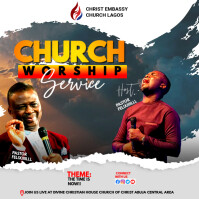 CHURCH FLYER TEMPLATE Instagram na Post