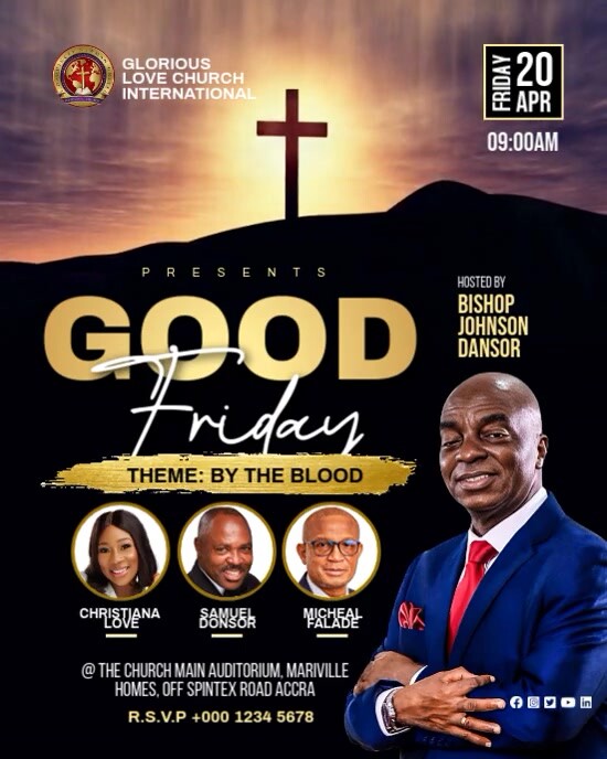 Church Flyer Template Instagram Portrait