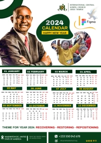 Church flyer template A3