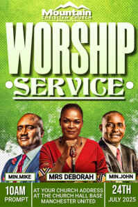 CHURCH FLYER TEMPLATE Poster