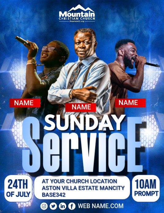 CHURCH FLYER TEMPLATE Pamflet (VSA Brief)