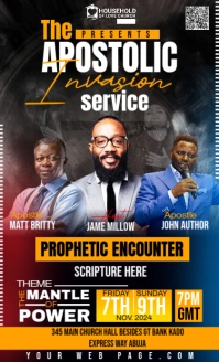 Church flyer template US Legal