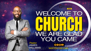 Church flyer template Affichage numérique (16:9)