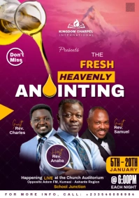 Church Flyer Template A3