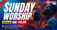 Church flyer template Facebook Shared Image