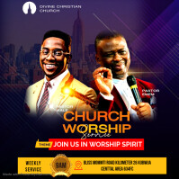 CHURCH FLYER TEMPLATE Instagram Post
