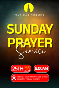 CHURCH FLYER TEMPLATE Poster