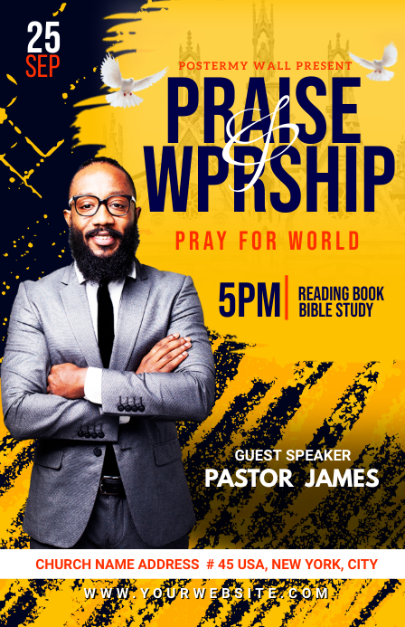 Church Flyer Template 小报