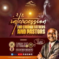 Church flyer template Instagram Post