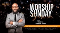 Church Flyer Template Facebook Cover Video (16:9)