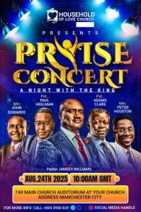 Church flyer template Poster