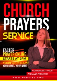Church Flyer Template A6
