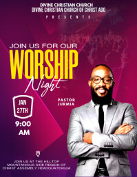 CHURCH FLYER TEMPLATE Folder (US Letter)