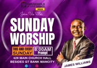 Church flyer template A1
