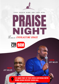 CHURCH flyer template A4