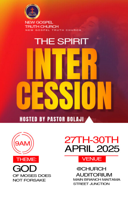 CHURCH FLYER TEMPLATE Halfbladsy Breed