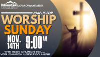 CHURCH FLYER TEMPLATE Header ng Blog